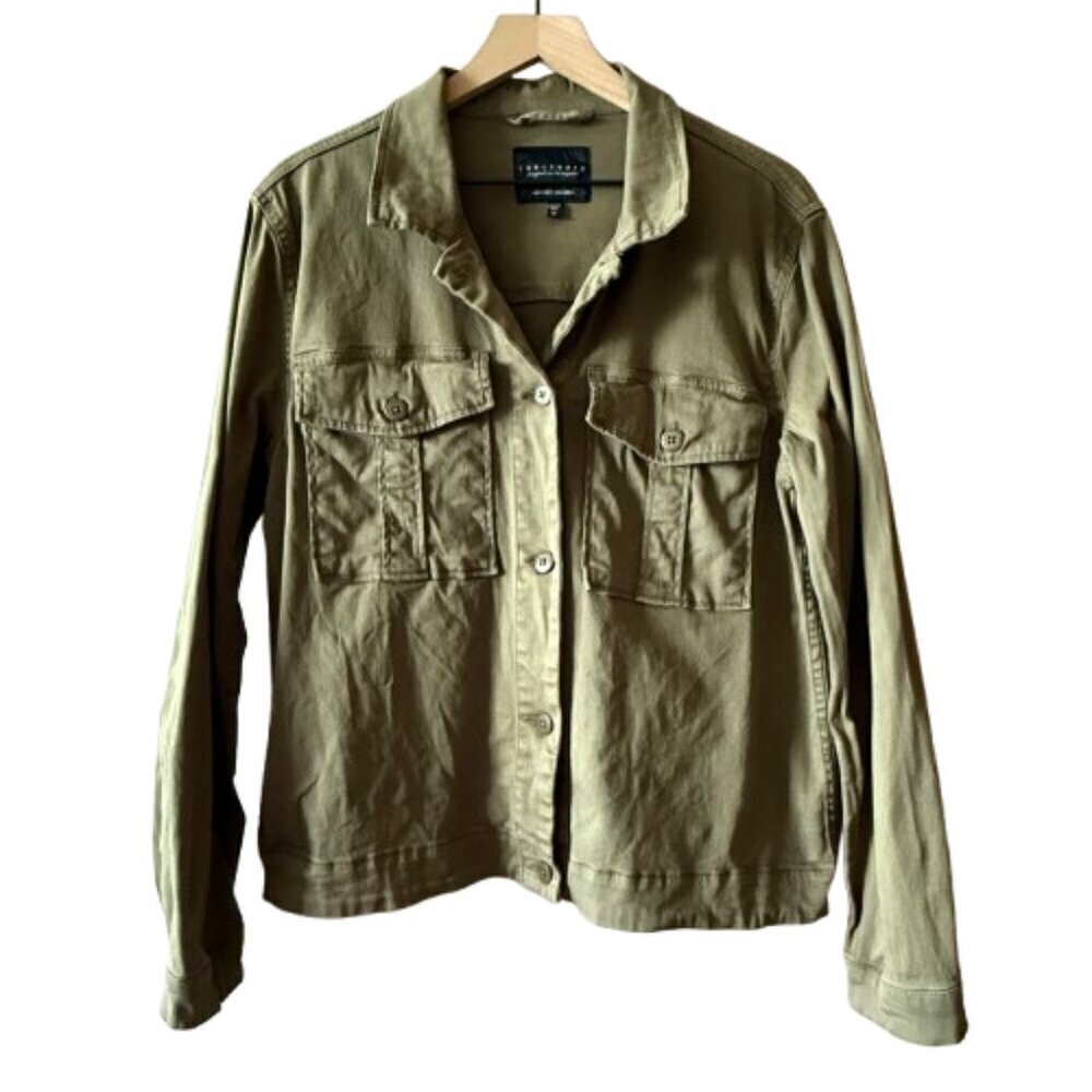 Women's XL Sanctuary Olive Green Cargo Utility Jacket